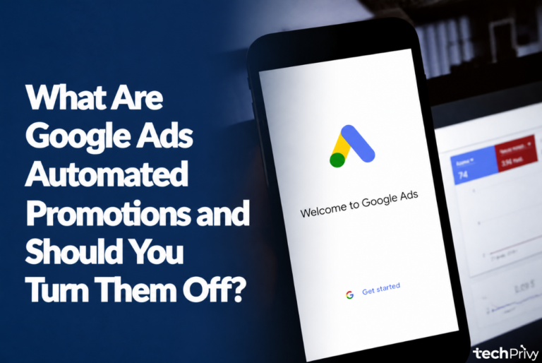 What Are Google Ads Automated Promotions and Should You Turn Them Off? Illustration of a search ad with an offer line and an on/off switch
